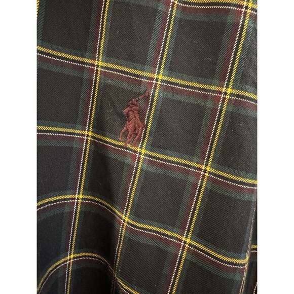 Polo Ralph Lauren Blake Shirt Men’s XL Black Plaid Long Sleeve Button Down - Picture 3 of 5